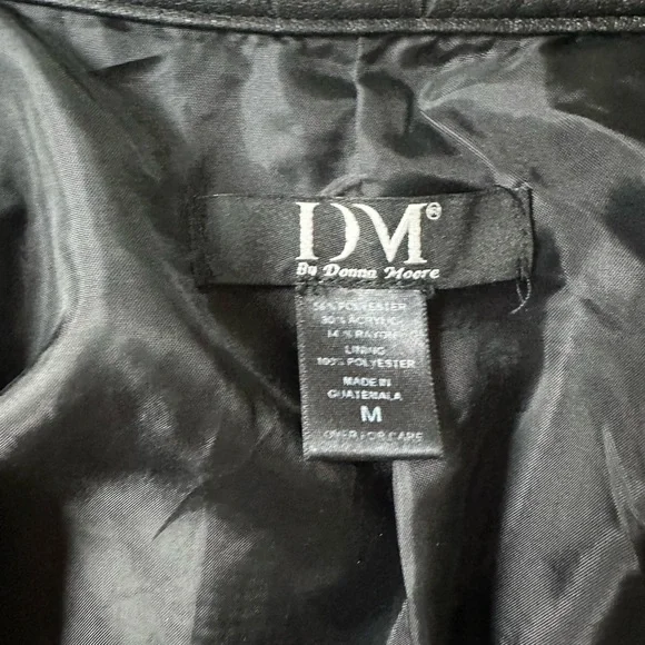 DM Donna Moore business jacket grey professional zipper long dress sleev… - Picture 4 of 4